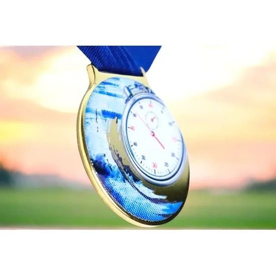 Sacul Swimming Color Texture 3D Print Medal