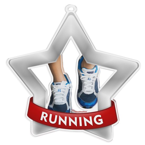 Running Mini Star Silver Medal