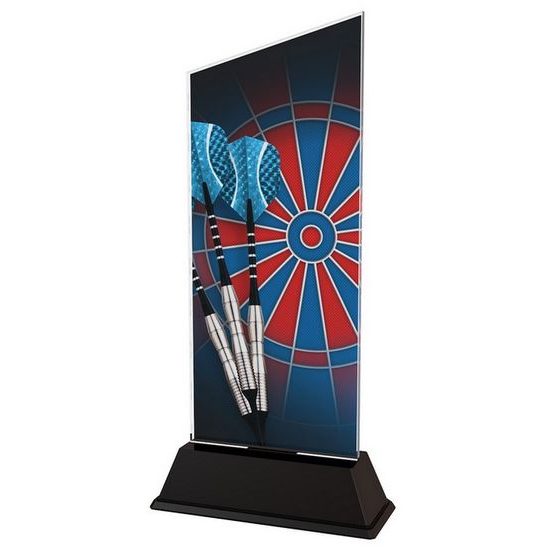 Danbury Eletronic Darts Acrylic Trophy