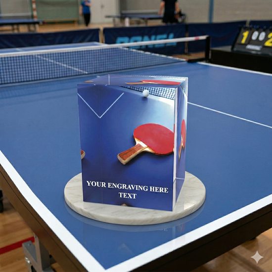Nolan Table Tennis Crystal Award