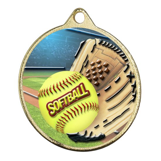 Barnet Softball Color Texture 3D Print MaxMedal