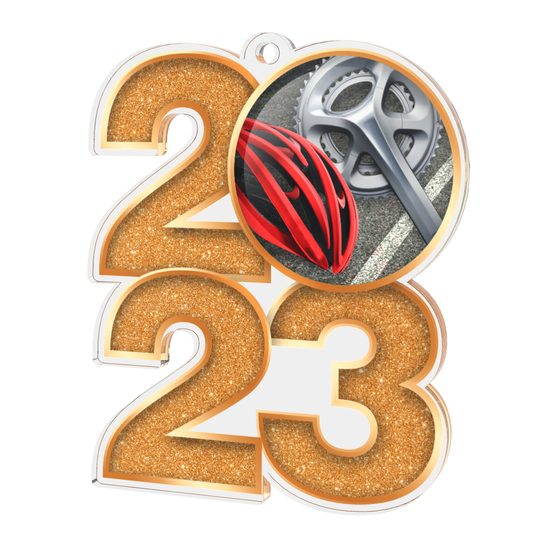 Cycling 2023 Acrylic Medal