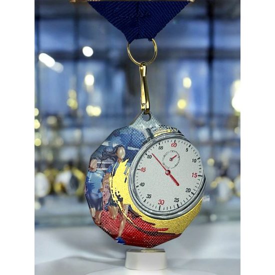 Polygon Stainless Steel Athletics Medal
