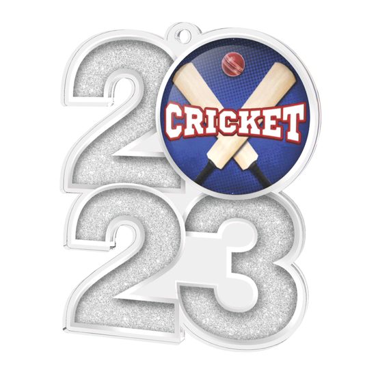 Cricket 2023 Acrylic Medal