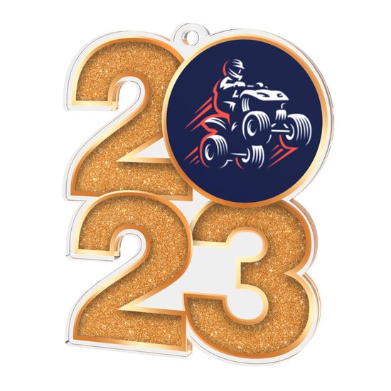 Quad Bike 2023 Acrylic Medal
