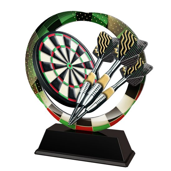 Onyx Stainless Steel Darts Trophy