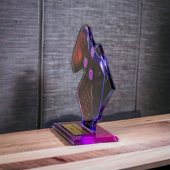 Cannes Printed Acrylic Gaming Trophy