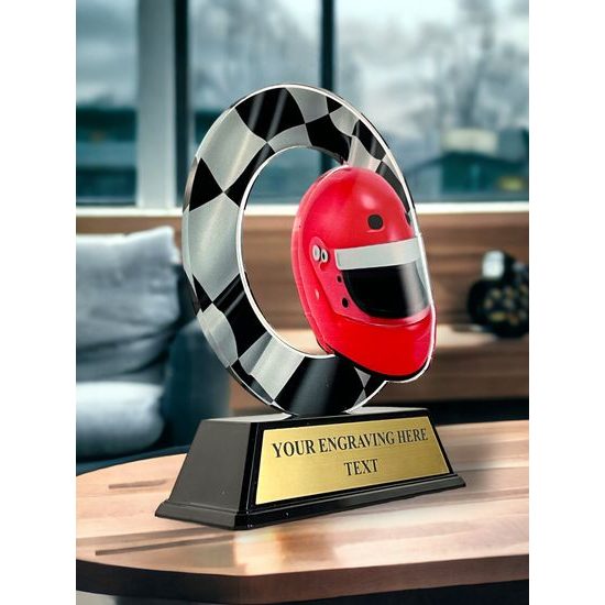 Rio Motorsports Helmet Trophy