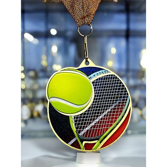 Aurum Stainless Steel Tennis Medal