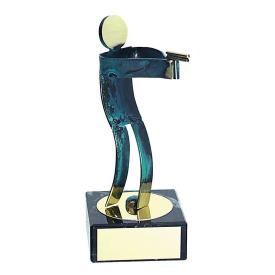 Toledo Pistol Shooting Handmade Metal Trophy