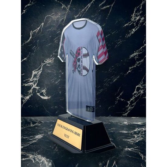 Baseball Jersey Custom Made Acrylic Award
