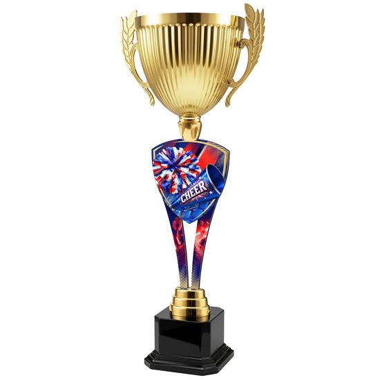 Classic Honor Cheerleading Metal Trophy Cup