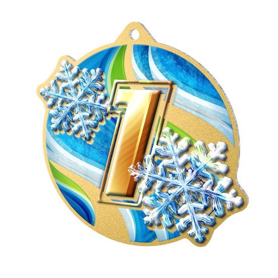 Aurum Stainless Steel Winter Medal