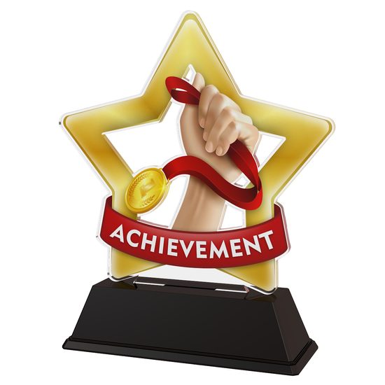 Mini Star Achievement Medal Trophy