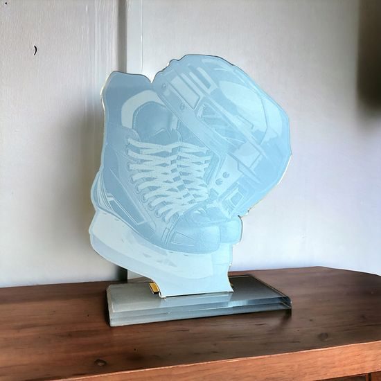 Cannes Printed Acrylic Ice Hockey 2 Trophy
