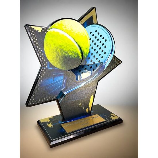 Liano Stainless Steel Padel Trophy