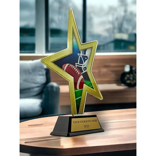 Gold Star Football Trophy