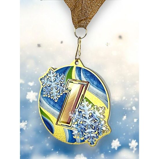 Aurum Stainless Steel Winter Medal