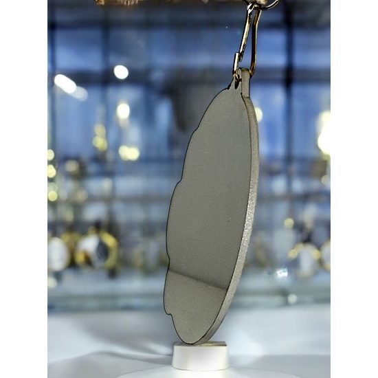 Aurum Stainless Steel Nettball Medal