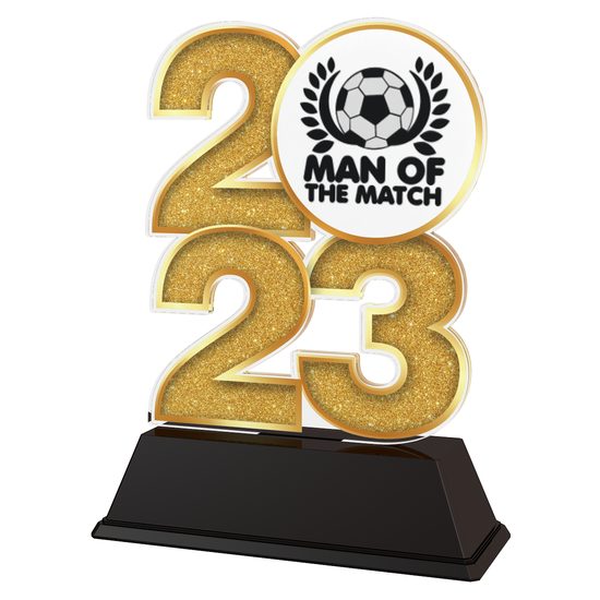 Soccer Man of the Match 2023 Trophy