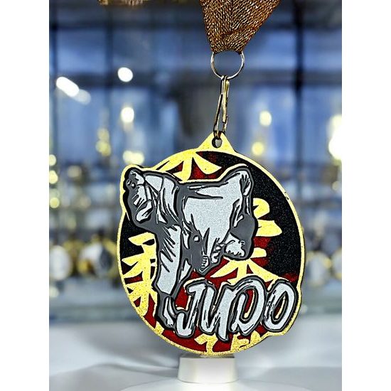 Aurum Stainless Steel Judo Medal