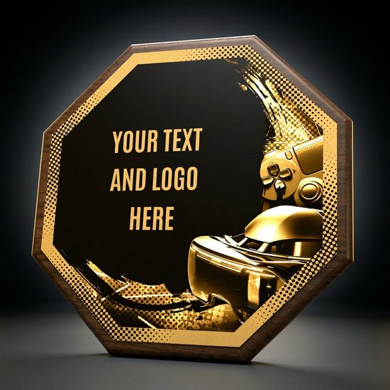HEX Metal & Wood E-sport Plaque