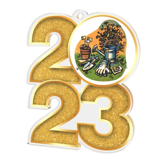 Gardening 2022 Bronze Acrylic Medal