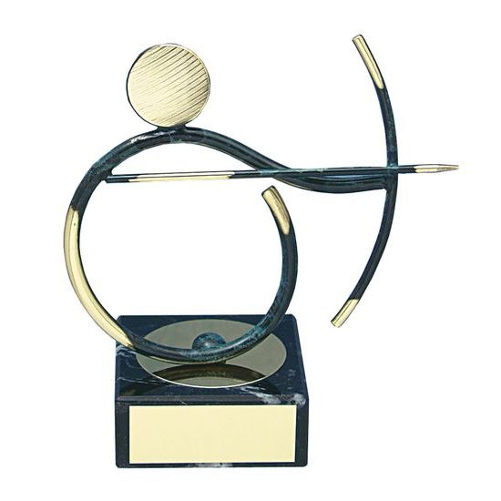 Bilbao Archery Player Handmade Metal Trophy