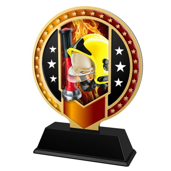 Sentinel Stainless Steel Firefighters Trophy
