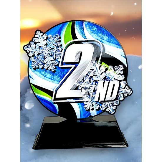 Roswell Black Acrylic 2nd Place Winter Trophy