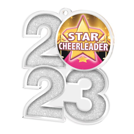 Cheerleader Star 2023 Acrylic Medal