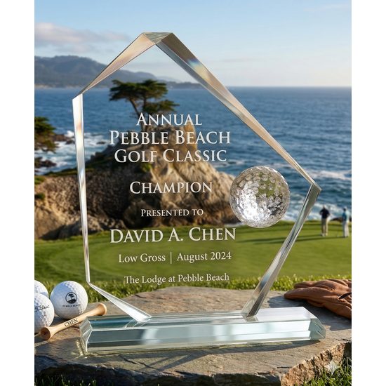 Tampa Jade Crystal Golf Award