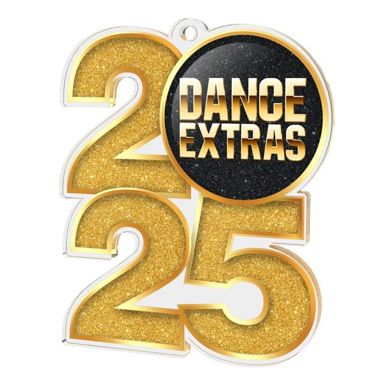 Dance Extras 2025 Acrylic Medal