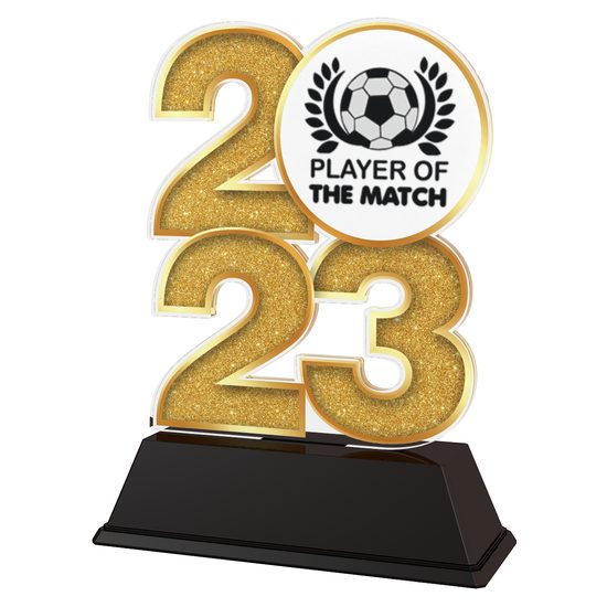 Soccer Player of the Match 2023 Trophy