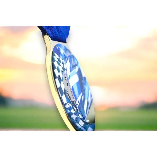 Sacul Motorsport Color Texture 3D Print Medal