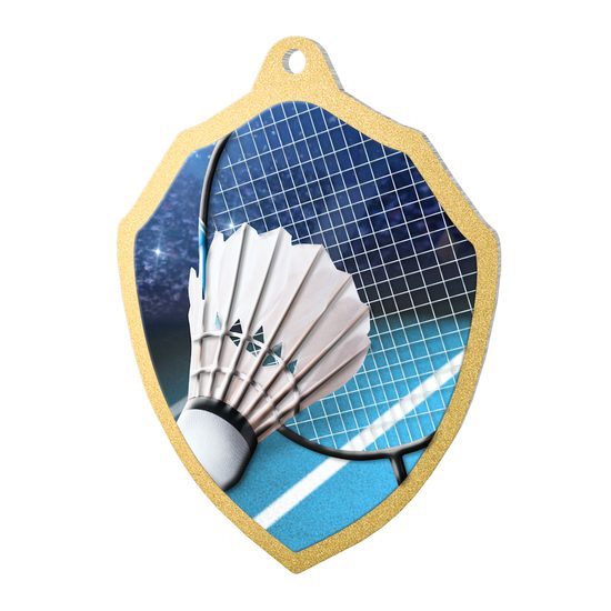 Molten Stainless Steel Badminton Medal