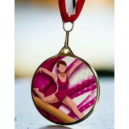 Barnet Gymnastics Girls Colour Texture 3D Print MaxMedal