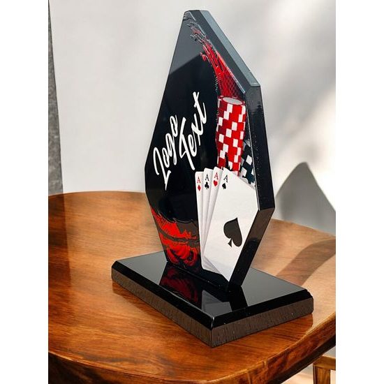 Destin Poker Acrylic Award