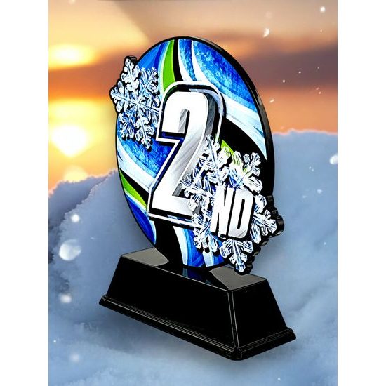 Roswell Black Acrylic 2nd Place Winter Trophy