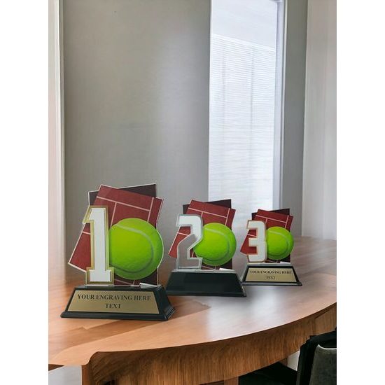 Tennis Number 2 Trophy