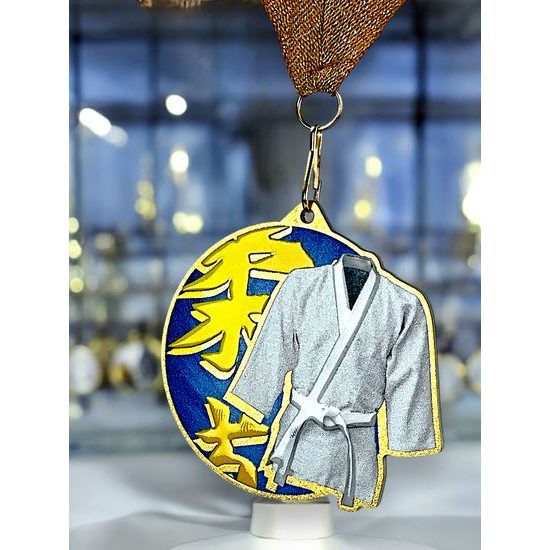Aurum Stainless Steel Martial Arts Medal
