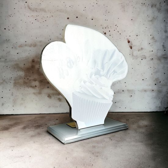 Cannes Printed Acrylic Cooking Baking Trophy