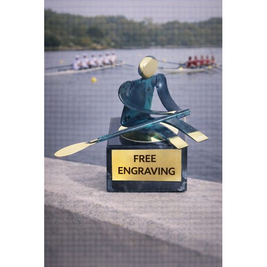 Toledo Rowing Handmade Metal Trophy