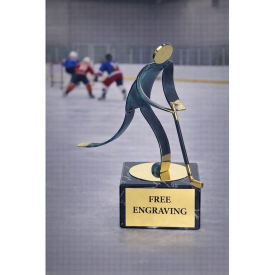 Toledo Hockey Handmade Metal Trophy