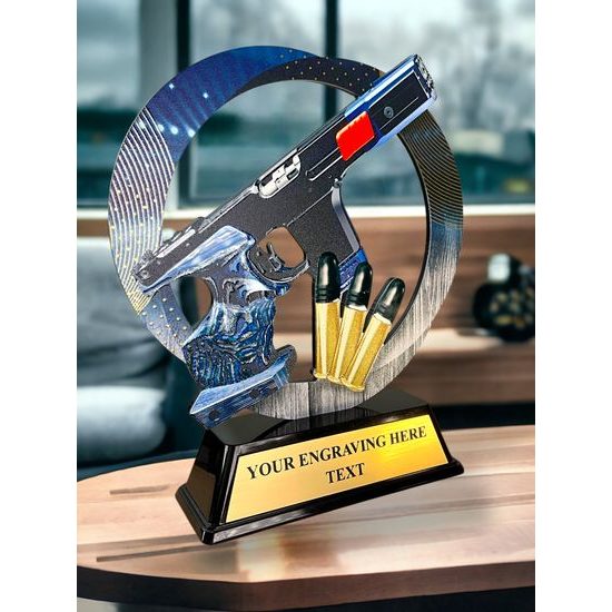 Onyx Stainless Steel Shooting Trophy