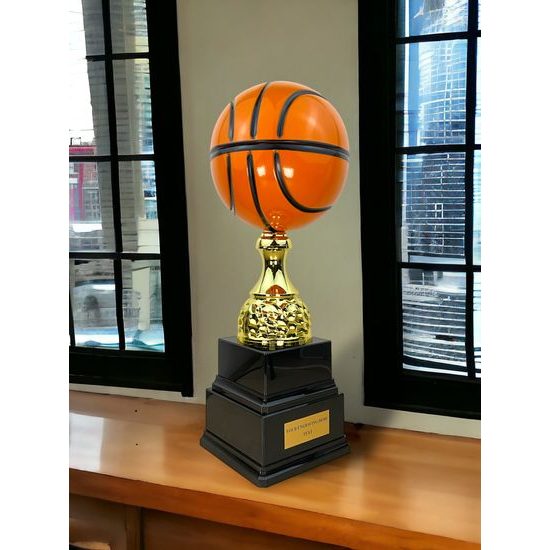 Sealy Tower Gold Basketball Trophy