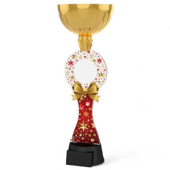 Montreal Christmas Red Gold Cup Trophy