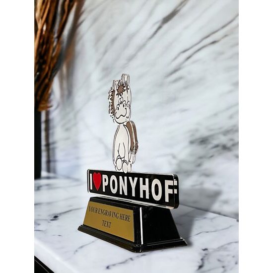 Pony Custom Made Acrylic Award