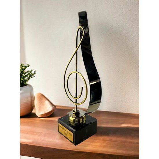Murcia Musical Note Handmade Metal Trophy