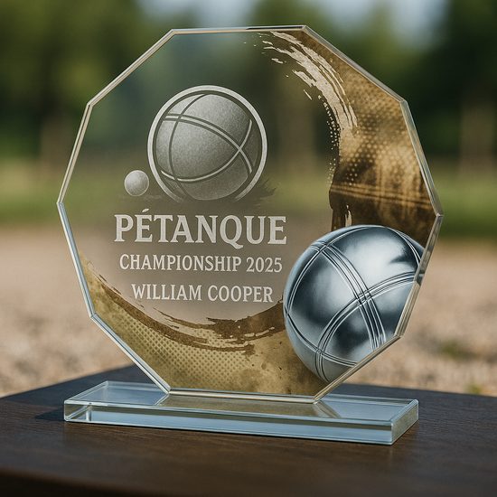 Hopper Petanque Glass Award